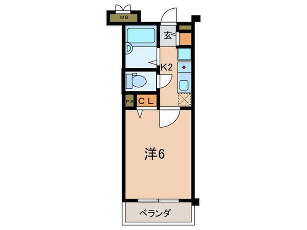 クレ－ル加茂の物件間取画像